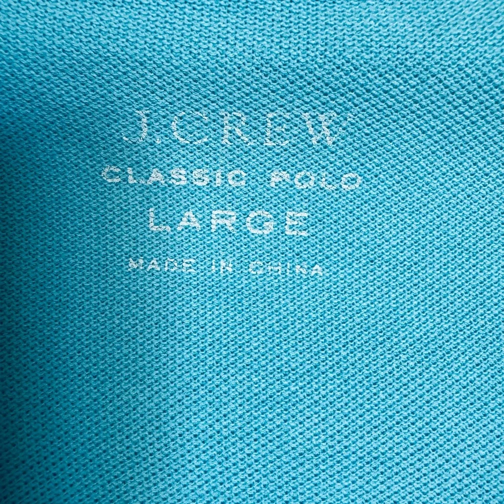 J. Crew Teal Polo Shirt, L 🦋